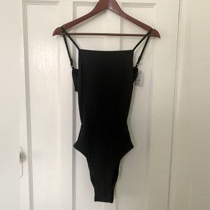 Lululemon RIBBED HIGH-NECK CROSS-BACK ONE-PIECE